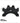 Black plastic bridge head