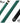 Rage Forest Green Checkers Wrapless Cue